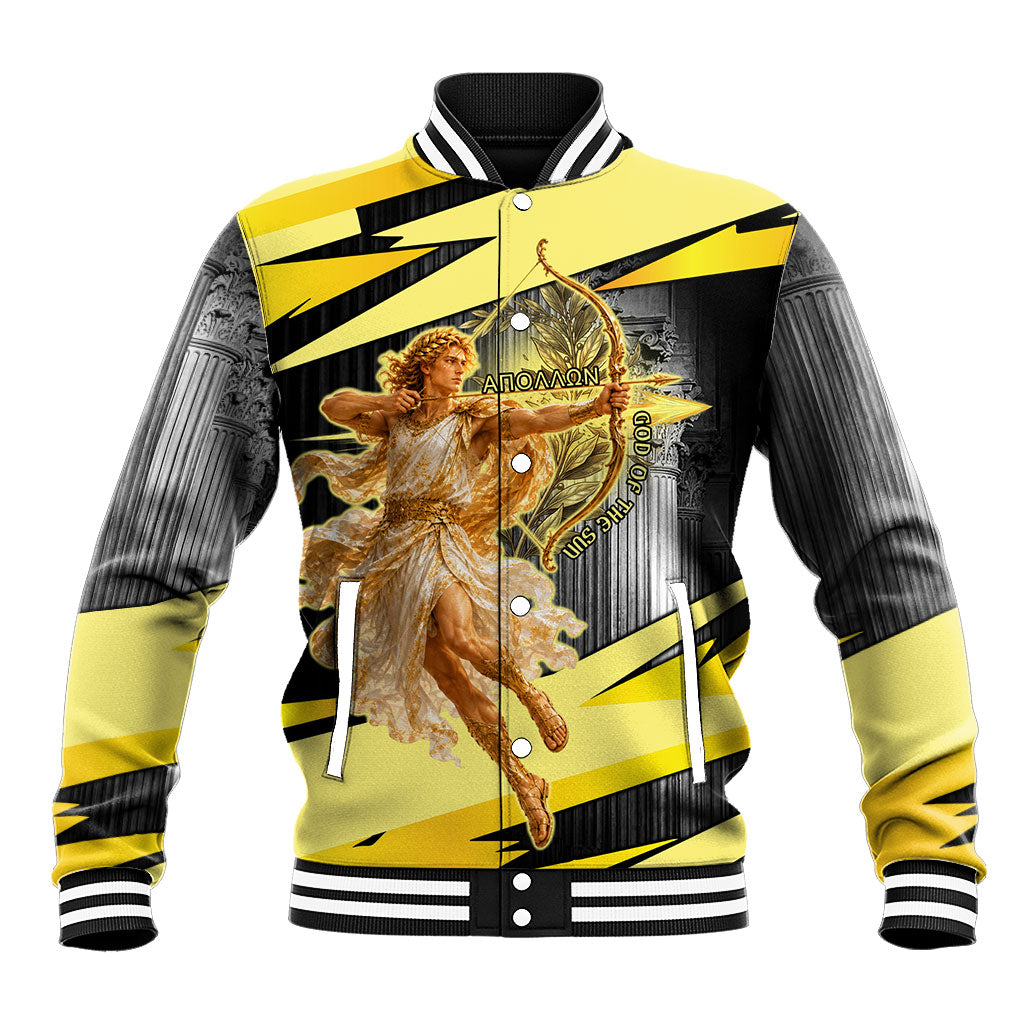 Apollo God Of The Sun Baseball Jacket Ancient Greek Mythology Chariot Archer Art