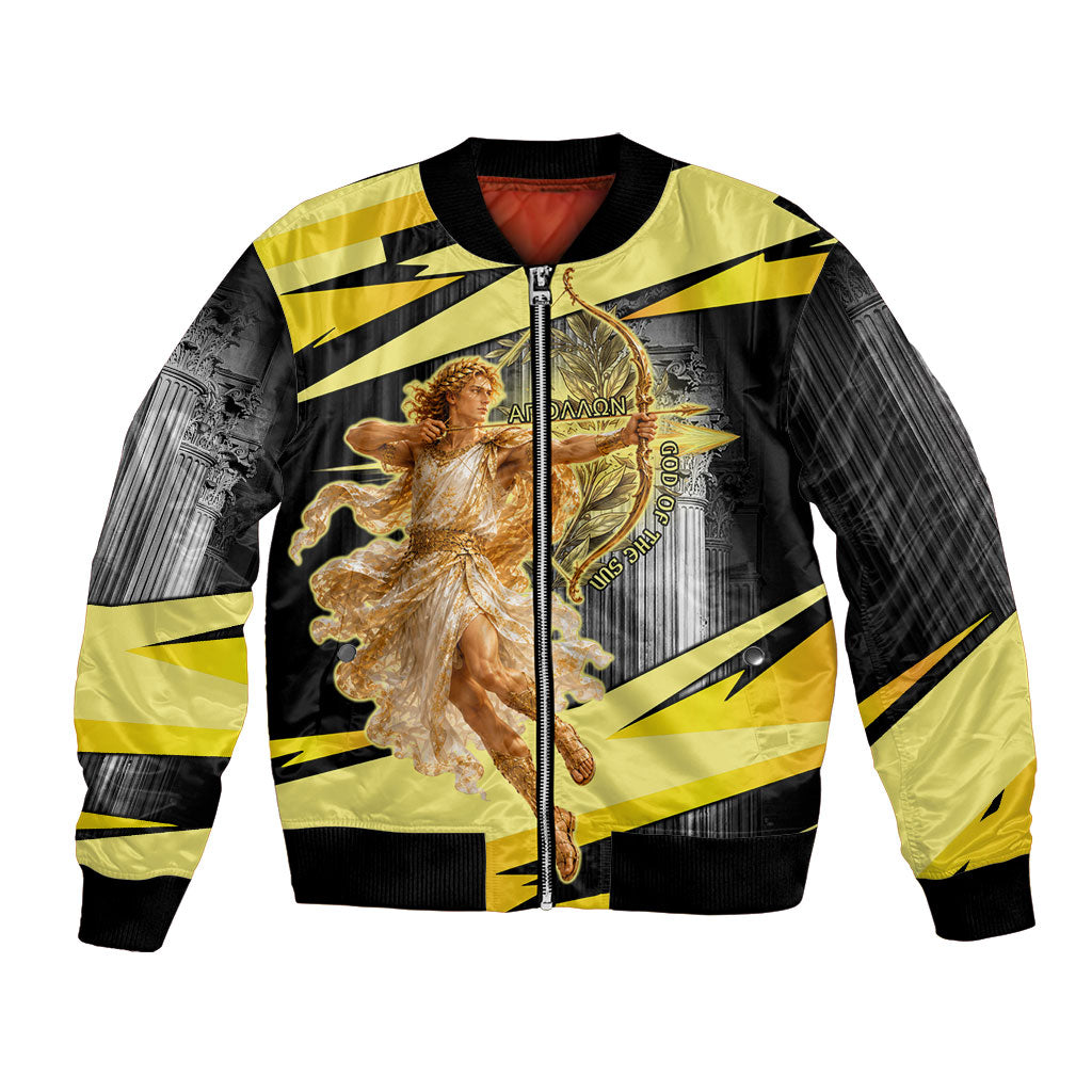 Apollo God Of The Sun Bomber Jacket Ancient Greek Mythology Chariot Archer Art