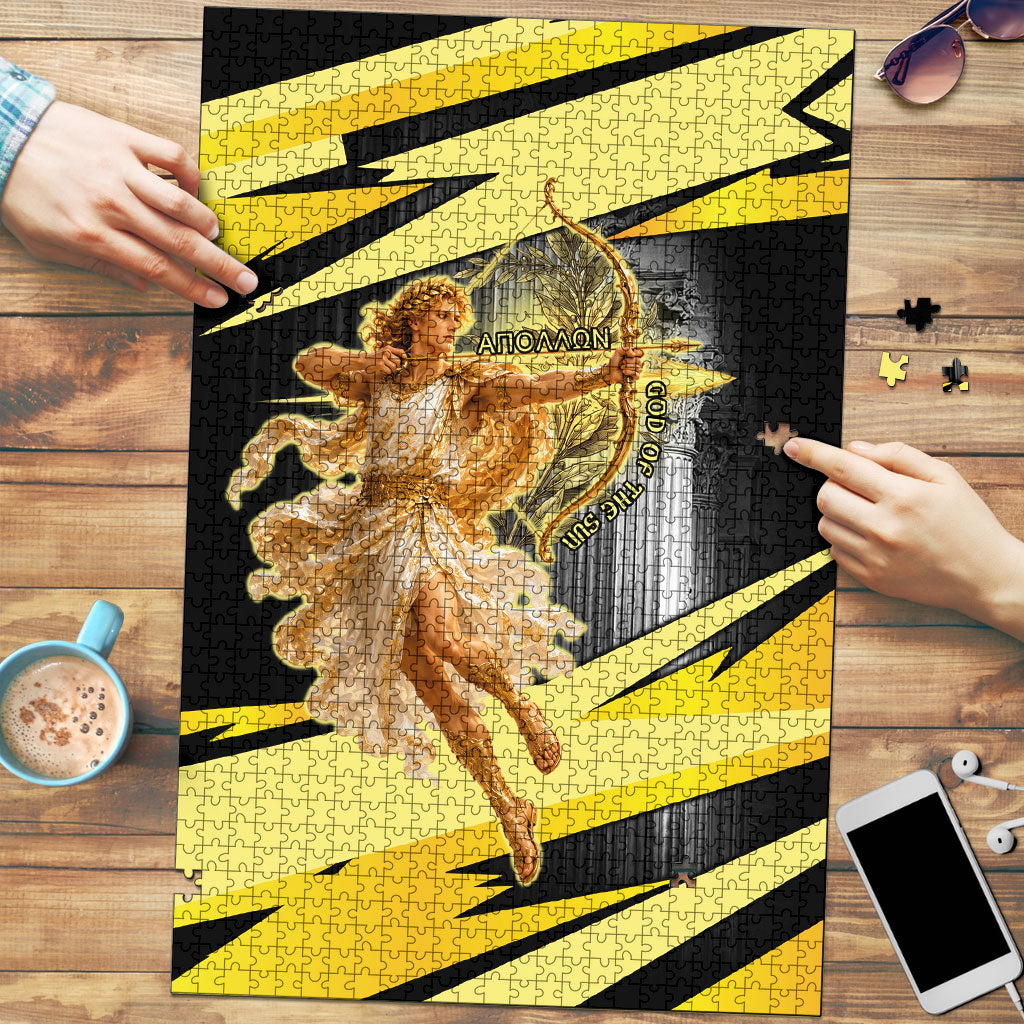 Apollo God Of The Sun Puzzle Ancient Greek Mythology Chariot Archer Art