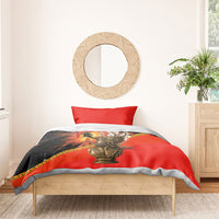 Menelaus King Of Sparta Bedding Set Ancient Spartan Warrior Statue Art Trojan War Mythology