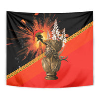 Menelaus King Of Sparta Tapestry Ancient Spartan Warrior Statue Art Trojan War Mythology