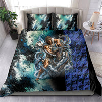 Menelaus Odyssey Of Egypt Bedding Set Ancient Nautical Sea Monster Anchor Crown Graphic Art