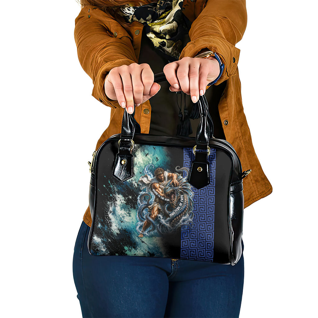 Menelaus Odyssey Of Egypt Shoulder Handbag Ancient Nautical Sea Monster Anchor Crown Graphic Art
