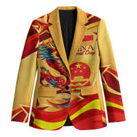 China National Day Blazer Dragon Great Wall Asian Skyline