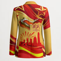 China National Day Blazer Dragon Great Wall Asian Skyline