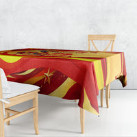 China National Day Tablecloth Dragon Great Wall Asian Skyline