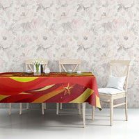 China National Day Tablecloth Dragon Great Wall Asian Skyline