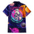 Skull Hawaiian Shirt I Love You in every Universe Cosmic Abstract Art - Wonder Print Shop