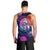 Skull Men Tank Top I Love You in every Universe Cosmic Abstract Art - Wonder Print Shop