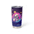 Skull Tumbler Cup I Love You in every Universe Cosmic Abstract Art