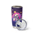 Skull Tumbler Cup I Love You in every Universe Cosmic Abstract Art