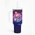 Skull Tumbler With Handle I Love You in every Universe Cosmic Abstract Art