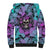 Skull Pattern Sherpa Hoodie Your Are Not Hard To Love - Wonder Print Shop