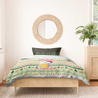 Merry Drunk I'm Christmas Bedding Set Xmas Holiday Patterns - Wonder Print Shop