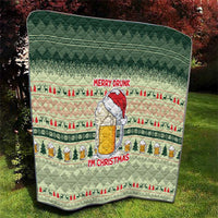 Merry Drunk I'm Christmas Quilt Xmas Holiday Patterns - Wonder Print Shop