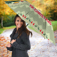 Merry Drunk I'm Christmas Umbrella Xmas Holiday Patterns - Wonder Print Shop