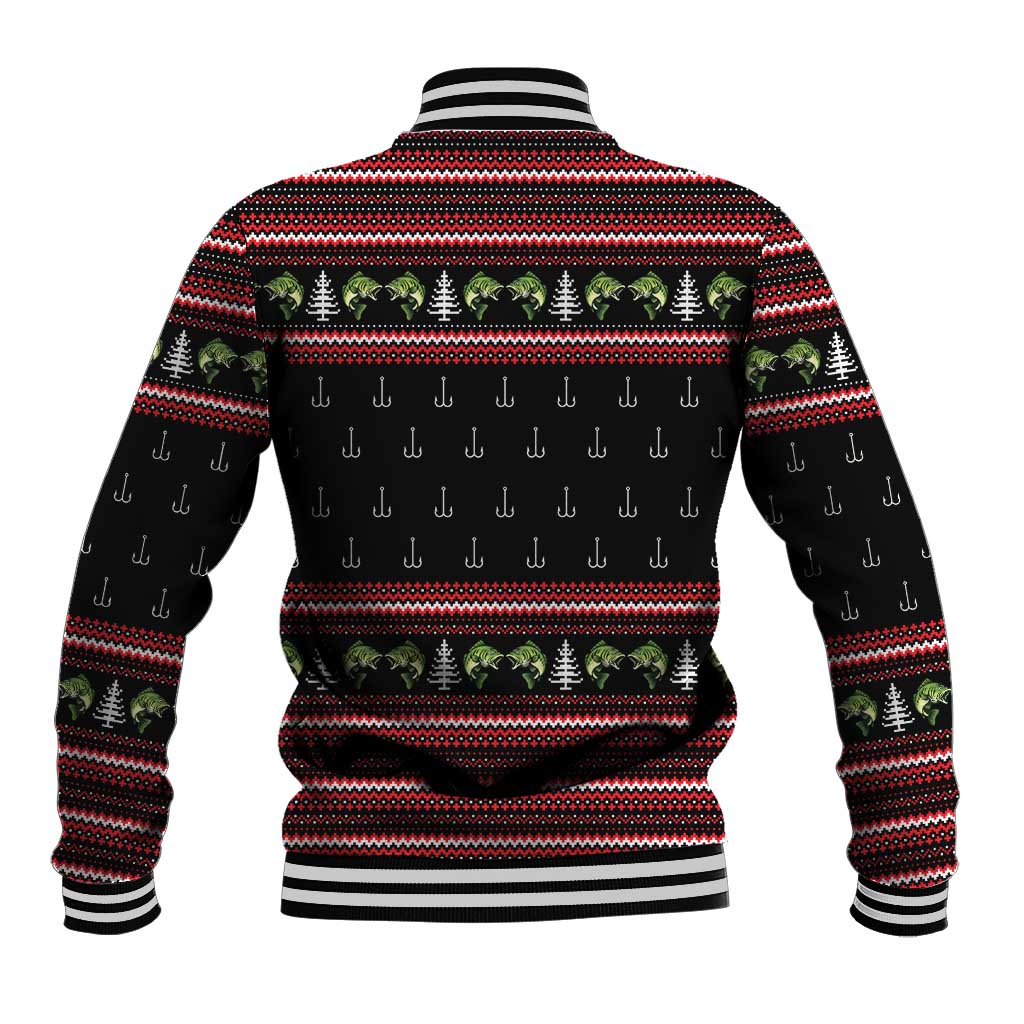 Merry Fishmas Christmas Baseball Jacket Xmas Holiday Patterns - Wonder Print Shop