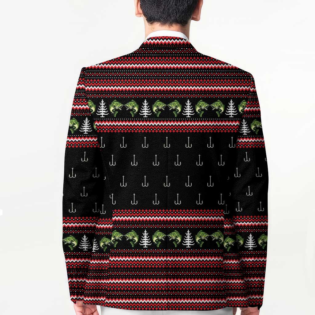 Merry Fishmas Christmas Blazer Xmas Holiday Patterns - Wonder Print Shop