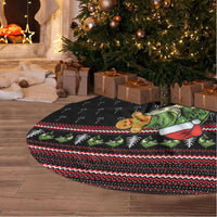 Merry Fishmas Christmas Tree Skirt Xmas Holiday Patterns - Wonder Print Shop