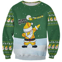 Merry Hitsmas Christmas Yall Christmas Sweatshirt Xmas Holiday Patterns - Wonder Print Shop