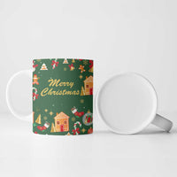 Merry Kiss My Texas Christmas Ceramic Mug Xmas Holiday Patterns - Wonder Print Shop