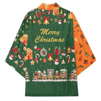 Merry Kiss My Texas Christmas Kimono Xmas Holiday Patterns - Wonder Print Shop