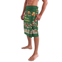 Merry Kiss My Texas Christmas Lavalava Xmas Holiday Patterns - Wonder Print Shop