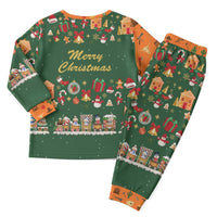Merry Kiss My Texas Christmas Pajama Set Xmas Holiday Patterns - Wonder Print Shop