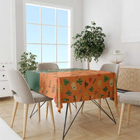 Merry Kiss My Texas Christmas Tablecloth Xmas Holiday Patterns - Wonder Print Shop