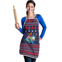 Merry Krampus Christmas Apron Xmas Holiday Patterns - Wonder Print Shop