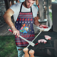 Merry Krampus Christmas Apron Xmas Holiday Patterns - Wonder Print Shop