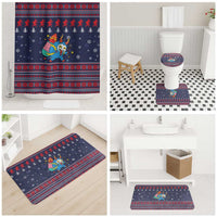 Merry Krampus Christmas Bathroom Set Xmas Holiday Patterns - Wonder Print Shop