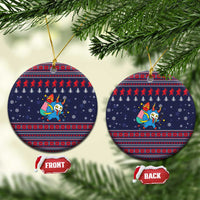 Merry Krampus Christmas Ceramic Ornament Xmas Holiday Patterns - Wonder Print Shop