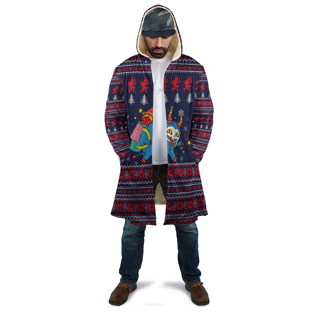 Merry Krampus Christmas Cloak Xmas Holiday Patterns - Wonder Print Shop