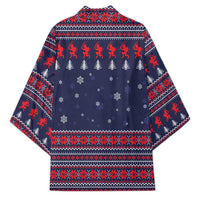 Merry Krampus Christmas Kimono Xmas Holiday Patterns - Wonder Print Shop