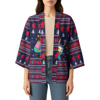 Merry Krampus Christmas Kimono Xmas Holiday Patterns - Wonder Print Shop