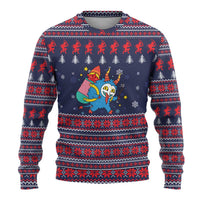 Merry Krampus Christmas Ugly Christmas Sweater Xmas Holiday Patterns - Wonder Print Shop