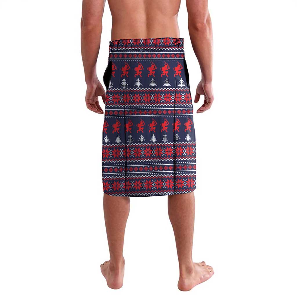 Merry Krampus Christmas Lavalava Xmas Holiday Patterns - Wonder Print Shop
