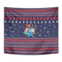 Merry Krampus Christmas Tapestry Xmas Holiday Patterns - Wonder Print Shop
