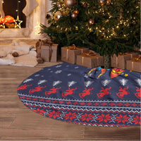 Merry Krampus Christmas Tree Skirt Xmas Holiday Patterns - Wonder Print Shop