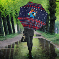 Merry Krampus Christmas Umbrella Xmas Holiday Patterns - Wonder Print Shop