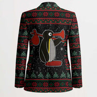 Penguin Tree Christmas Blazer Xmas Holiday Patterns - Wonder Print Shop