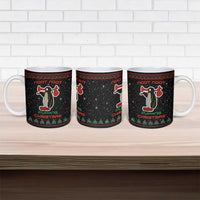 Penguin Tree Christmas Ceramic Mug Xmas Holiday Patterns - Wonder Print Shop