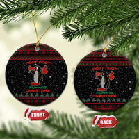 Penguin Tree Christmas Ceramic Ornament Xmas Holiday Patterns - Wonder Print Shop