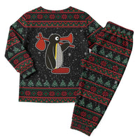 Penguin Tree Christmas Pajama Set Xmas Holiday Patterns - Wonder Print Shop