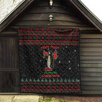 Penguin Tree Christmas Quilt Xmas Holiday Patterns - Wonder Print Shop