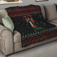 Penguin Tree Christmas Quilt Xmas Holiday Patterns - Wonder Print Shop