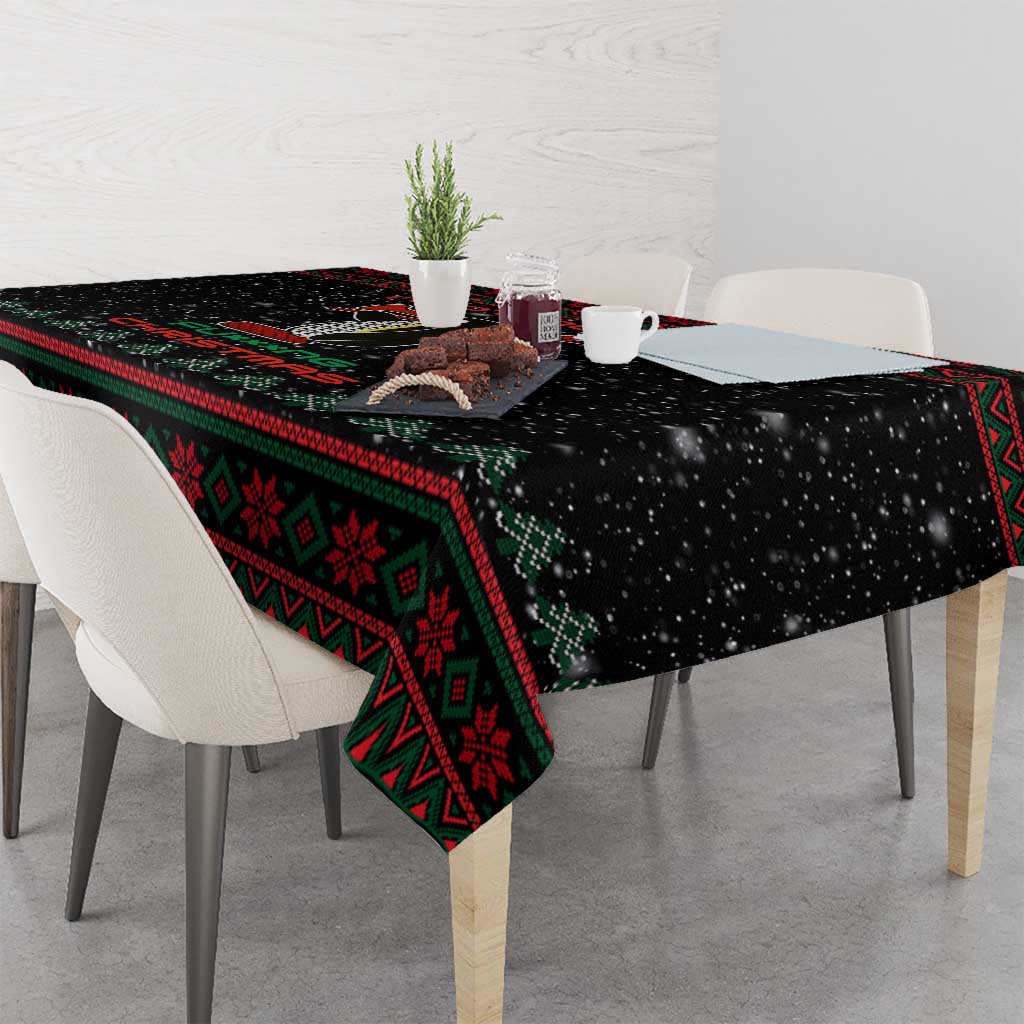 Penguin Tree Christmas Tablecloth Xmas Holiday Patterns - Wonder Print Shop