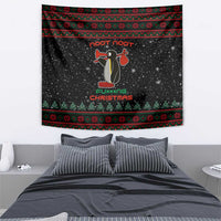 Penguin Tree Christmas Tapestry Xmas Holiday Patterns - Wonder Print Shop