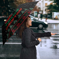 Penguin Tree Christmas Umbrella Xmas Holiday Patterns - Wonder Print Shop